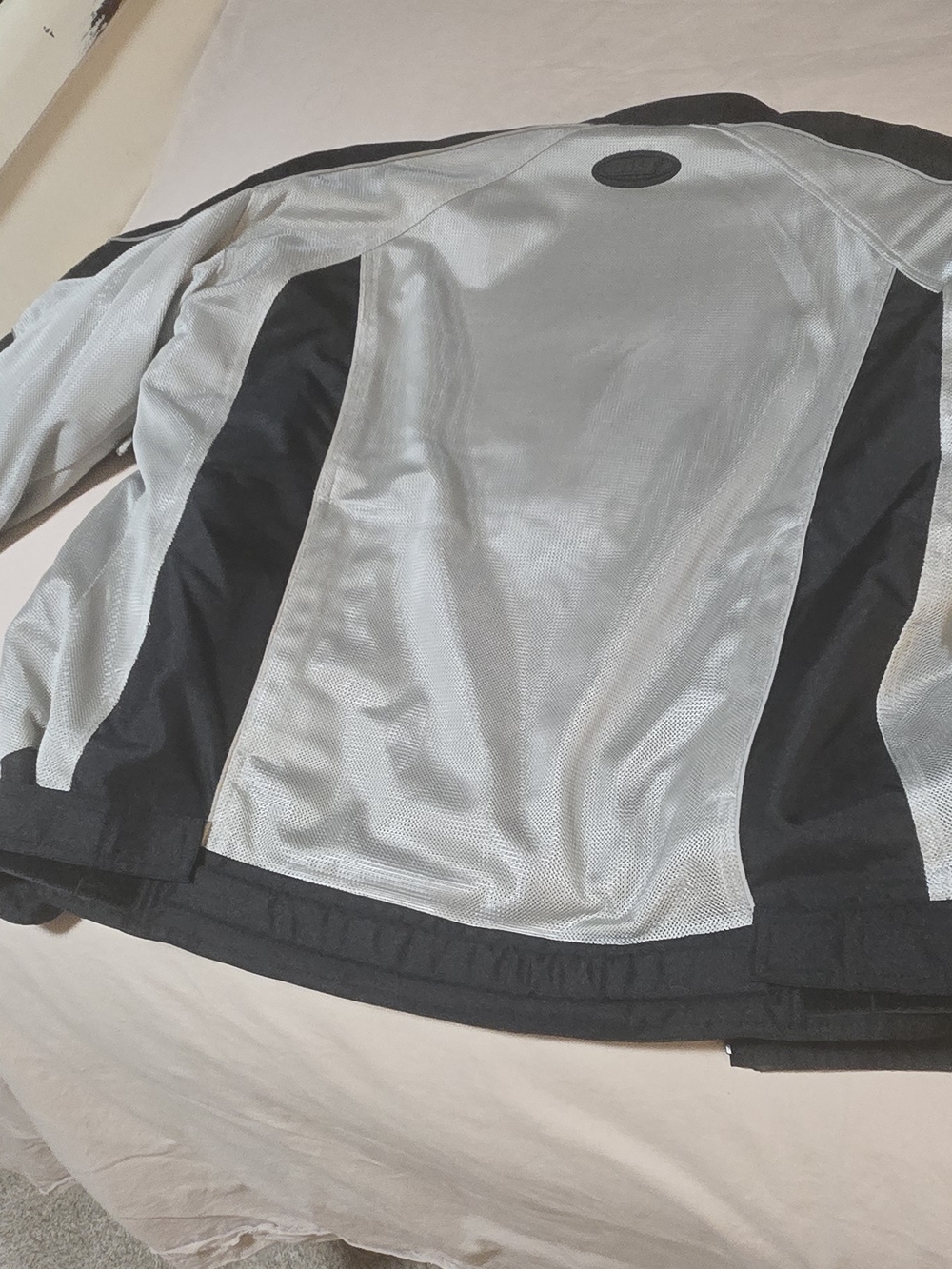 Men's Black and Silver Performance Jacket